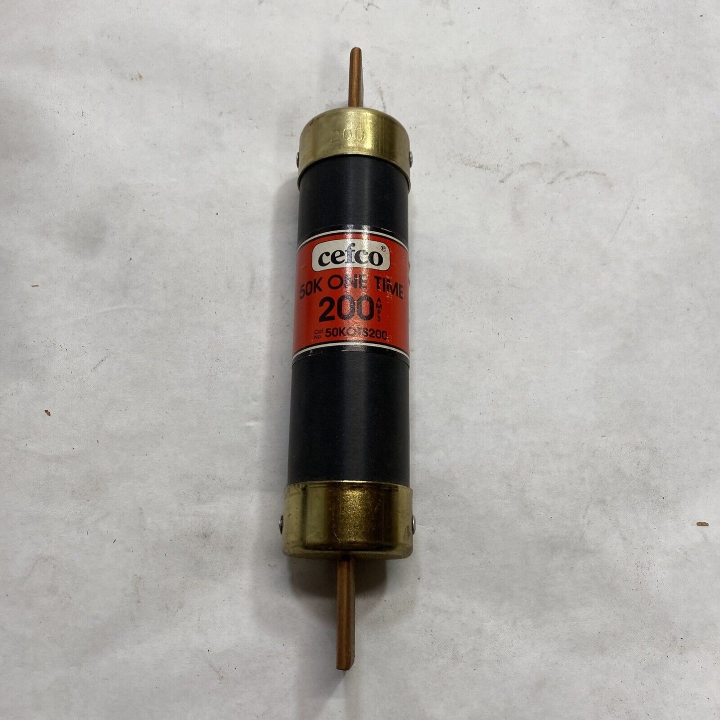 New Cefco 200 AMP 600 VAC Time Lag Renewable Fuse