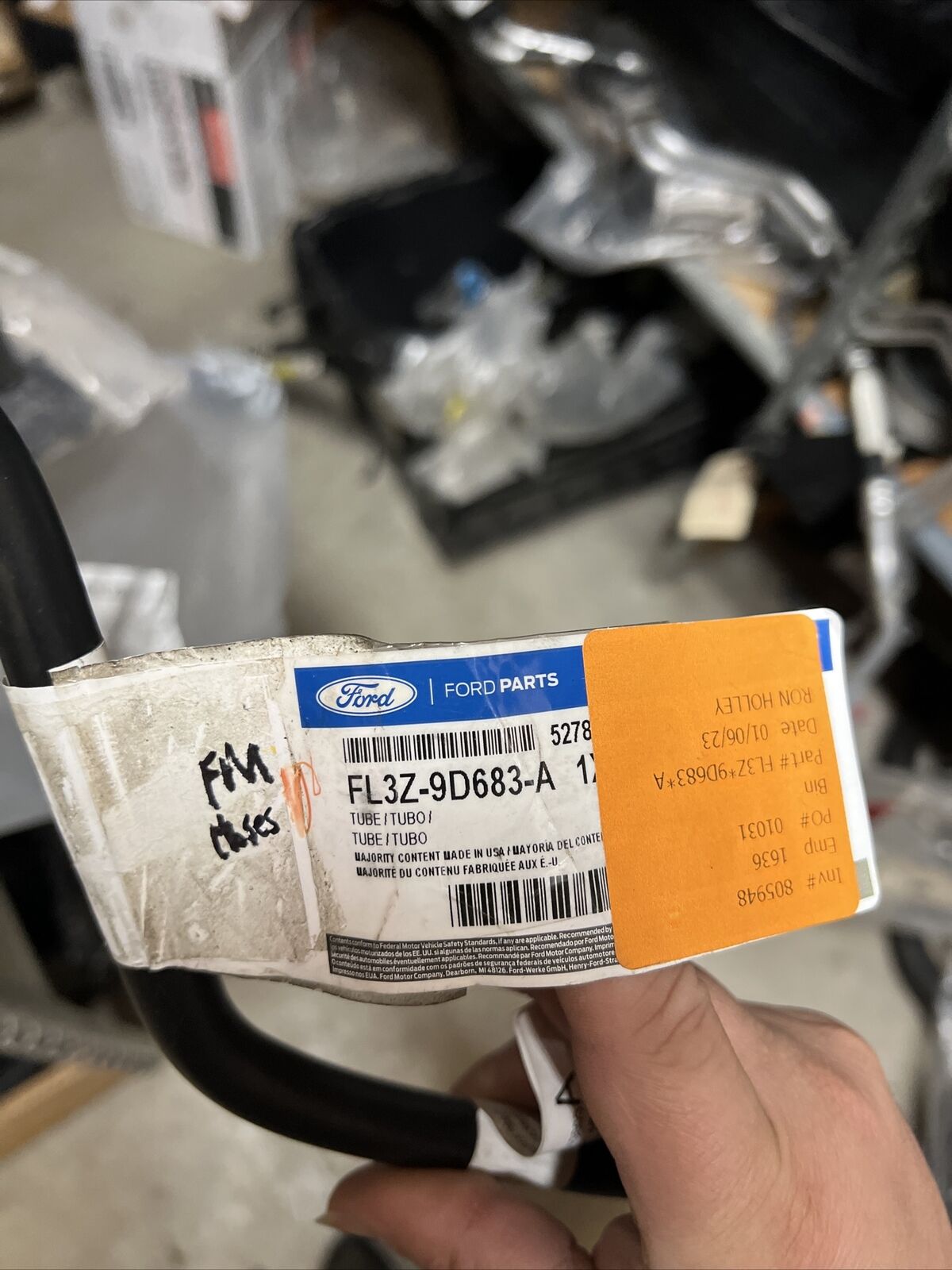 Genuine OEM Ford Tube Assembly Fuel Replacement Part FL3Z9D683A