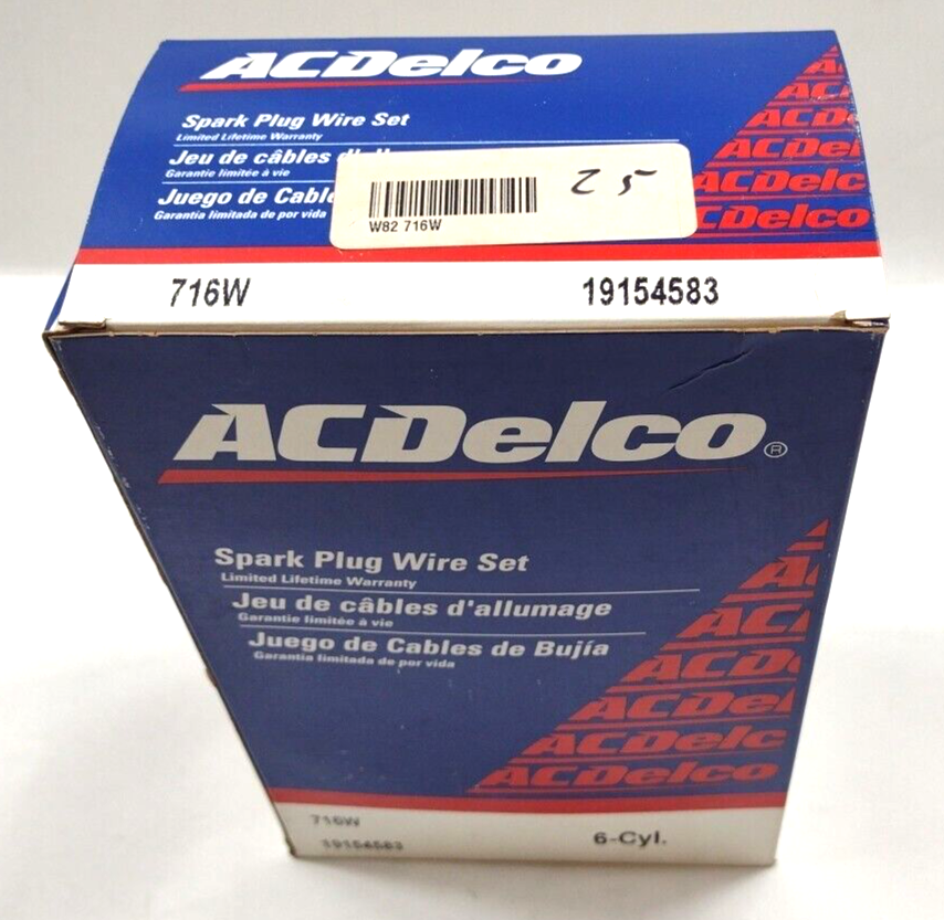 Genuine OEM GM Chevrolet Blazer Spark Plug Set 1992-1996 19154583 ACDelco 716W
