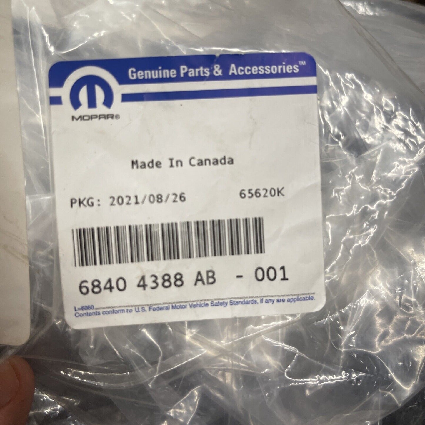 New OEM Mopar RAM 1500 19-23 Bumper Face Bar Step Pad Molding Trim 68404388AB