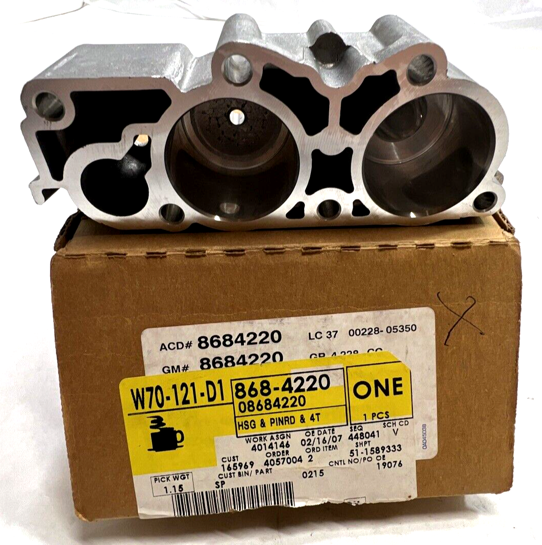 New OEM GM ACDelco Automatic Transmission 3rd & 4th Accumulator Housing 08684220