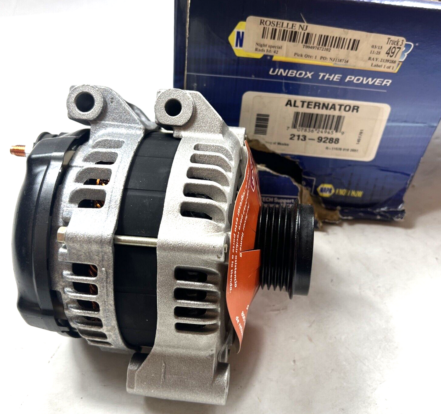 New Alternator fits Dodge Car Avenger V6 3.6L 2011 2012 2013 2014 68272108AA