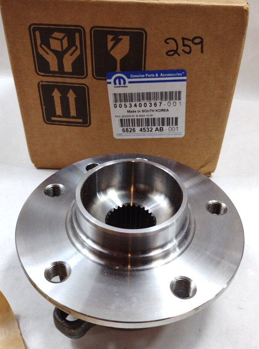 Genuine OEM Mopar Jeep Compass Brake Hub And Bearing 2017-2022 68264532AB