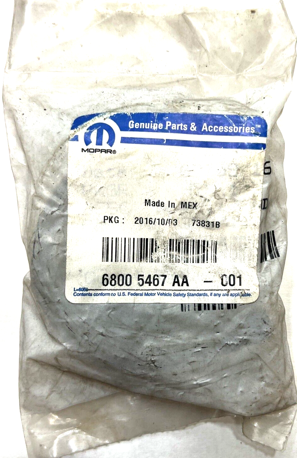 New OEM Genuine Mopar 2500 2019-2023 EGR Tube Bandclamp 68005467AA