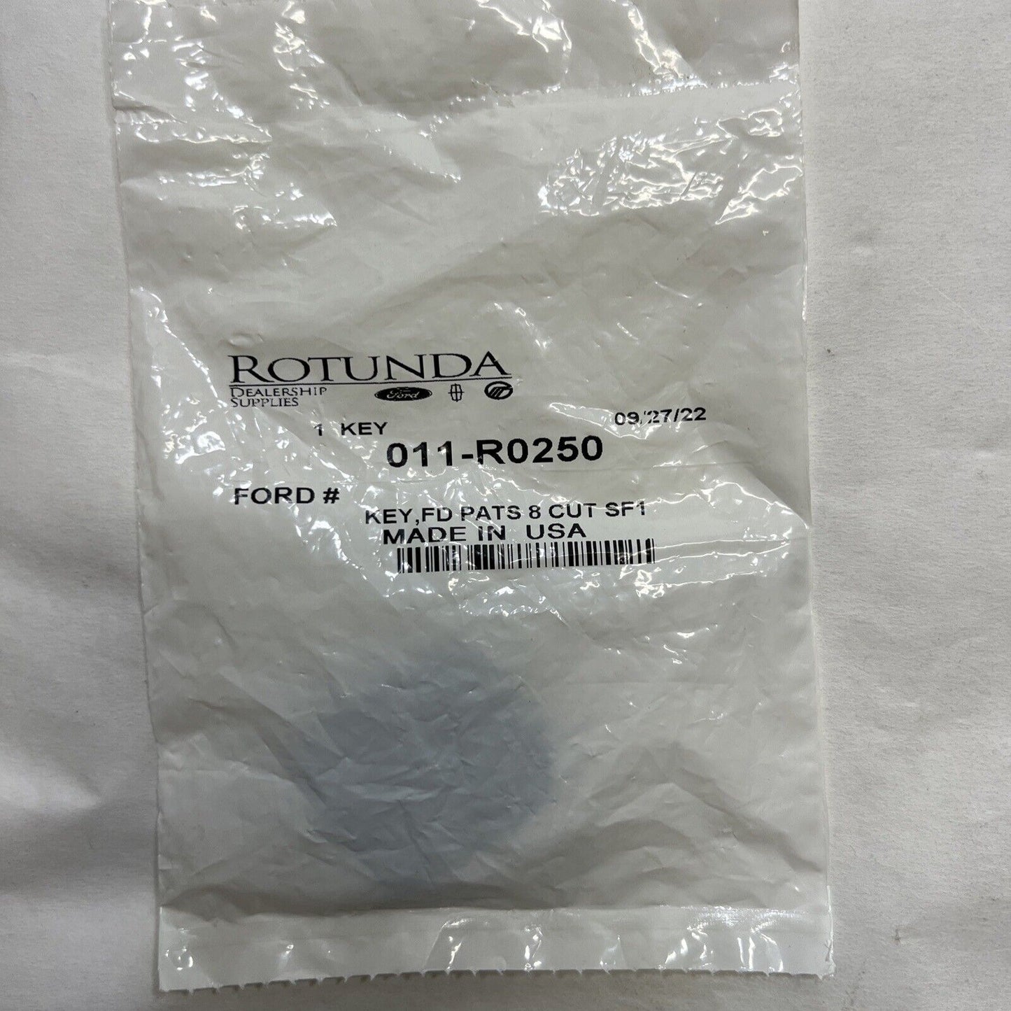 New OEM Genuine Ford Escape Transponder Key Rotunda 011R0250