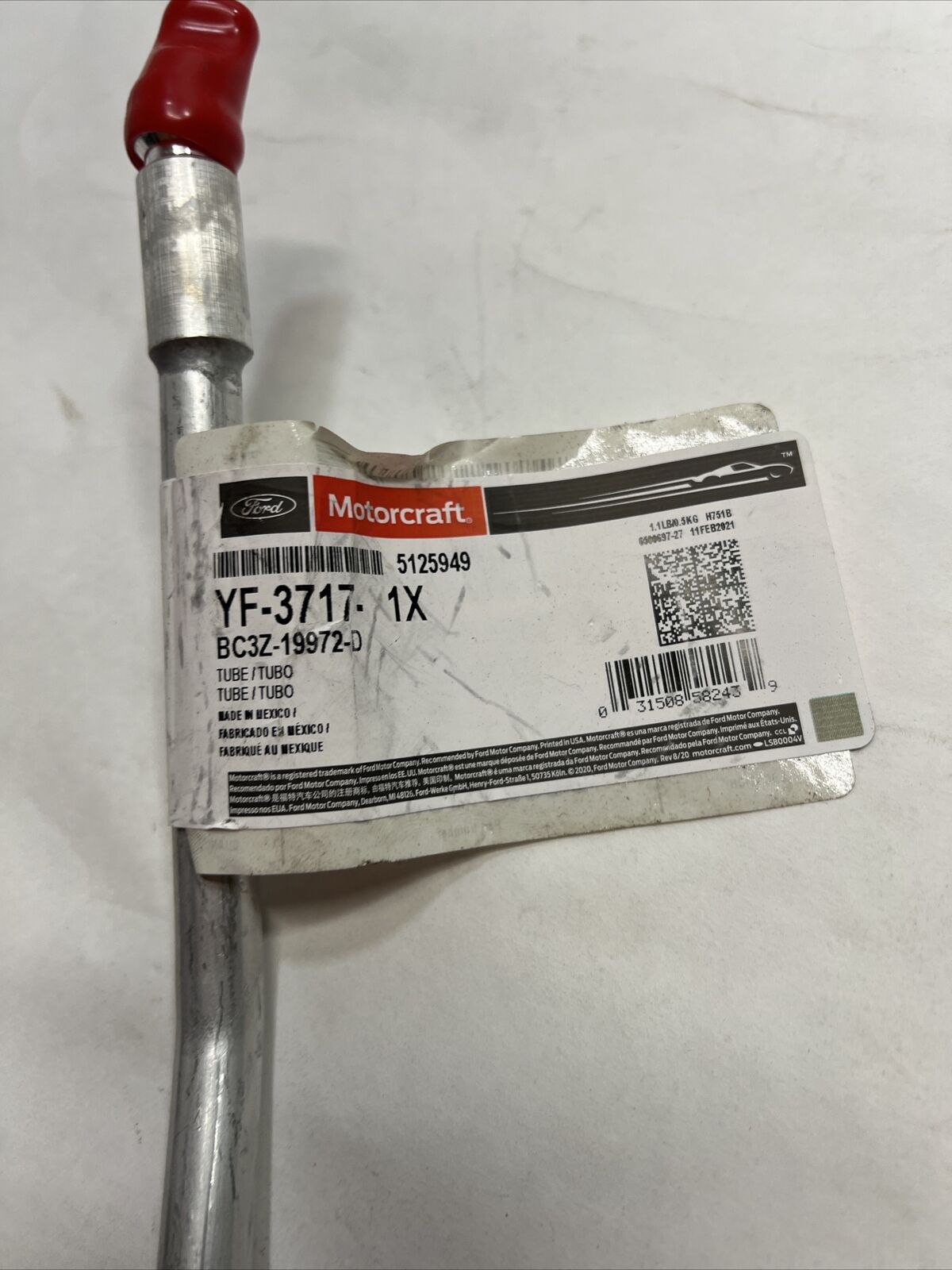 New OEM Ford Motorcraft YF-3717 Discharge Line Hose & Tube Assembly BC3Z-19972-D