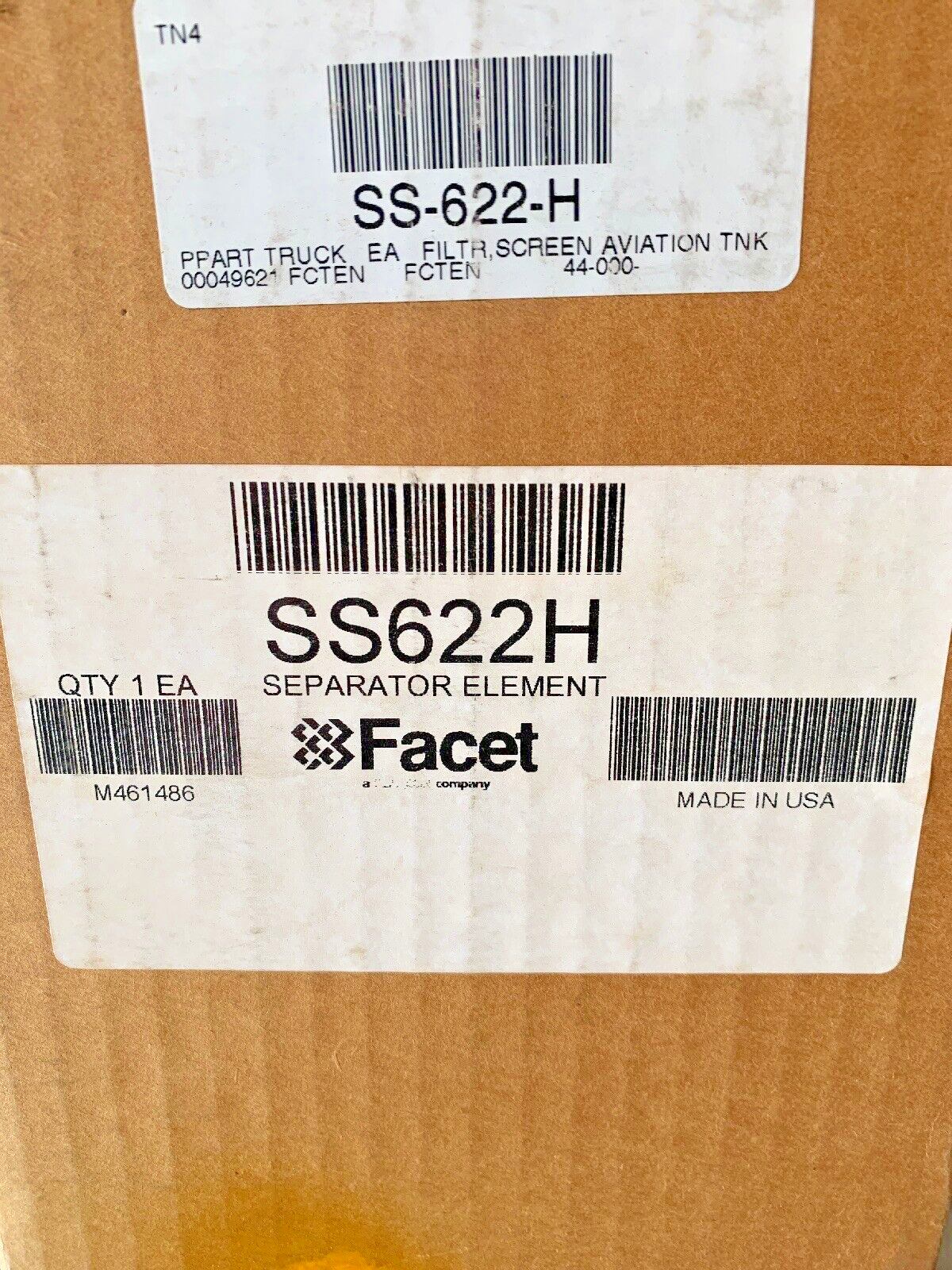 New Facet SS-622-H Separator Element