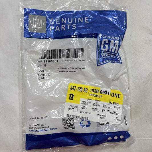 Genuine OEM GM Multi Purpose Wire Connector 19300631