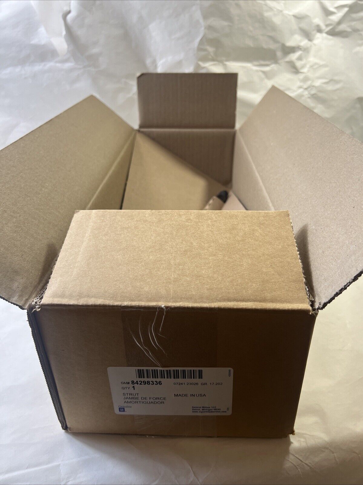 Genuine OEM GM Rear Left Chevrolet Traverse Liftgate Lift Support Strut 84298336