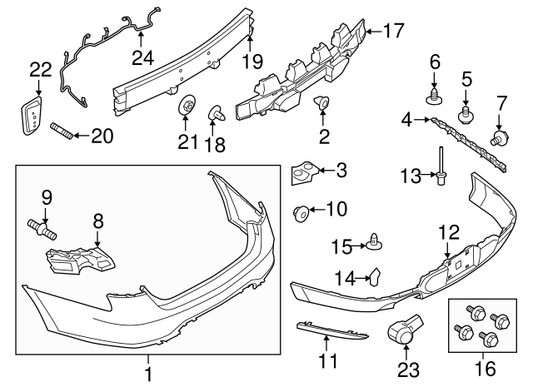 New OEM Ford Taurus Jumper Wire 2010-2011 AG1Z15K868AA