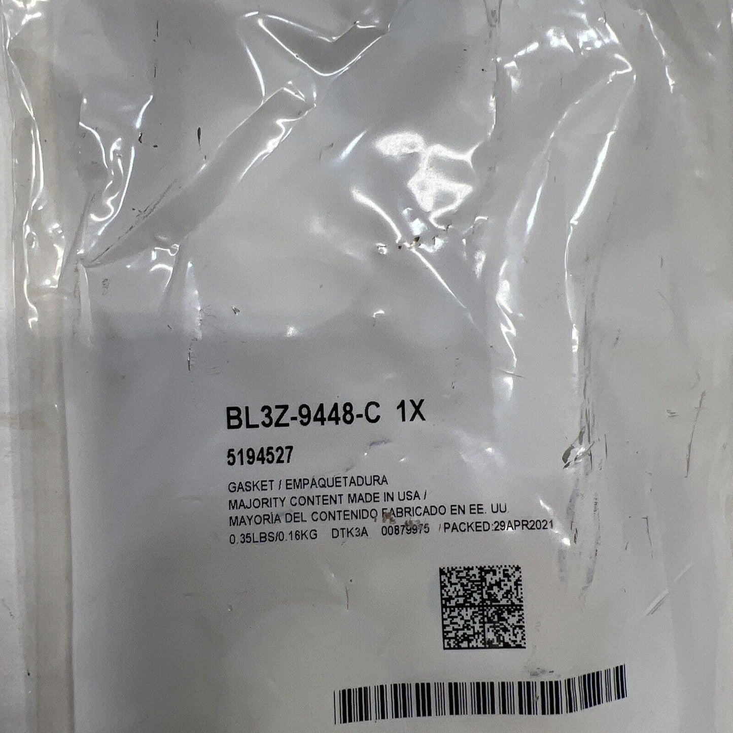 New OEM Genuine Ford Transit-150 2011-2023 Right Passenger Side Gasket BL3Z9448C