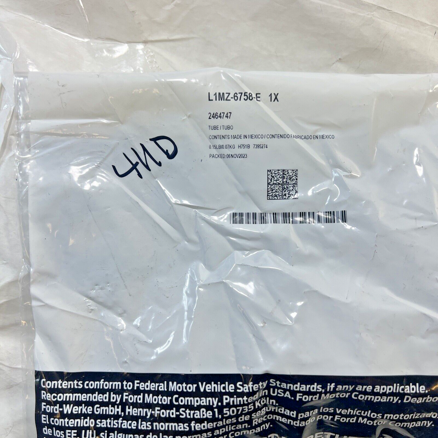 Genuine OEM Ford Explorer Possitive Crankcase Ventilation Hose 20-22 L1MZ6758E