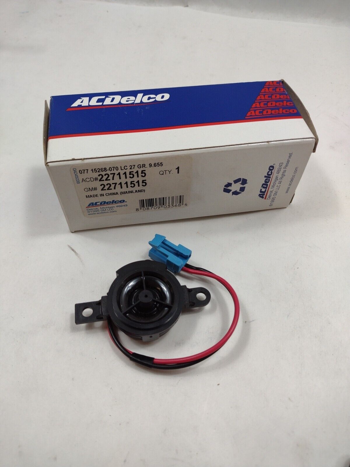 Genuine OEM GM Windshield Side Garnish Molding Radio Speaker 22711515