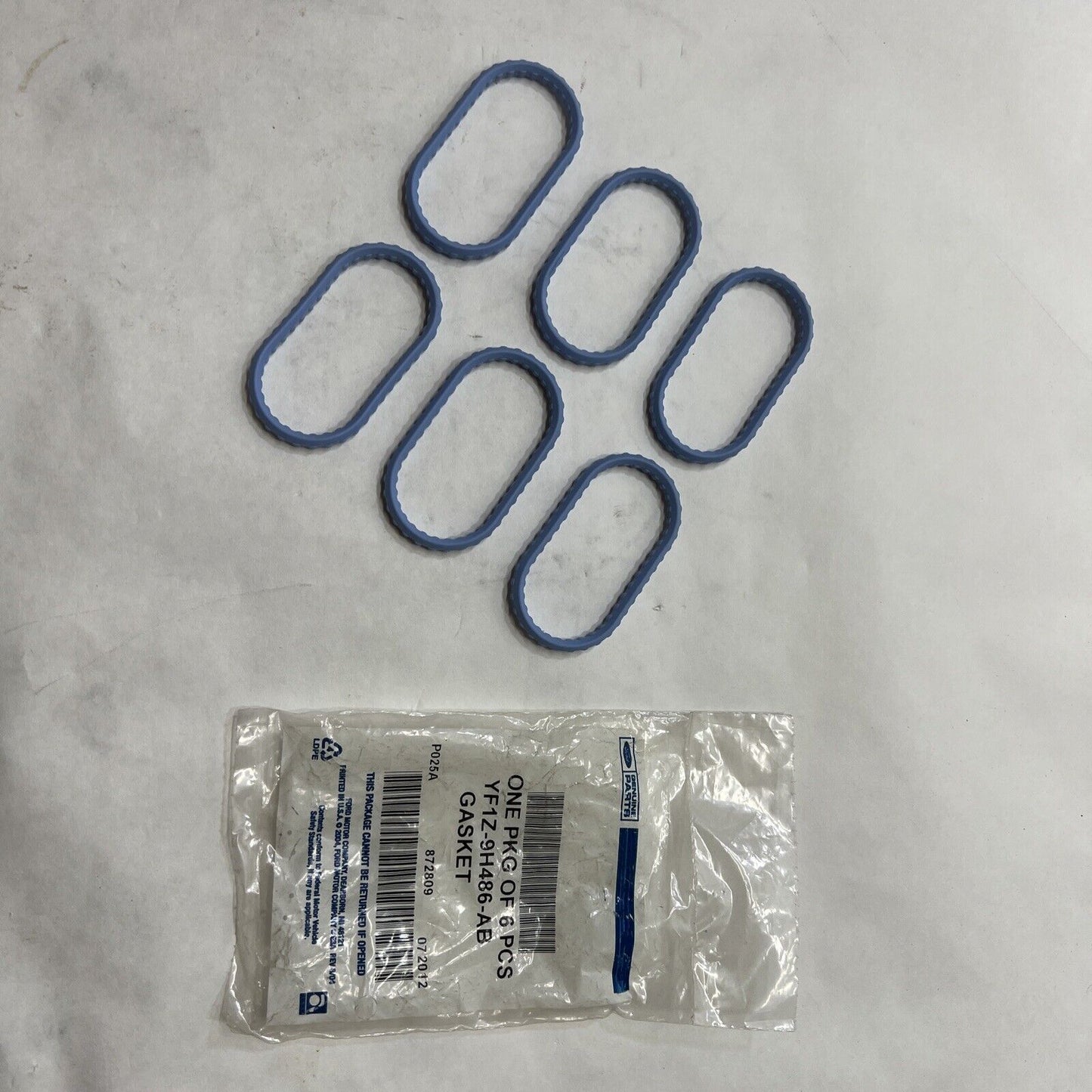 New OEM Ford 6 Pack  INTAKE  GASKETS  PART NUMBER  YF1Z-9H486-AB