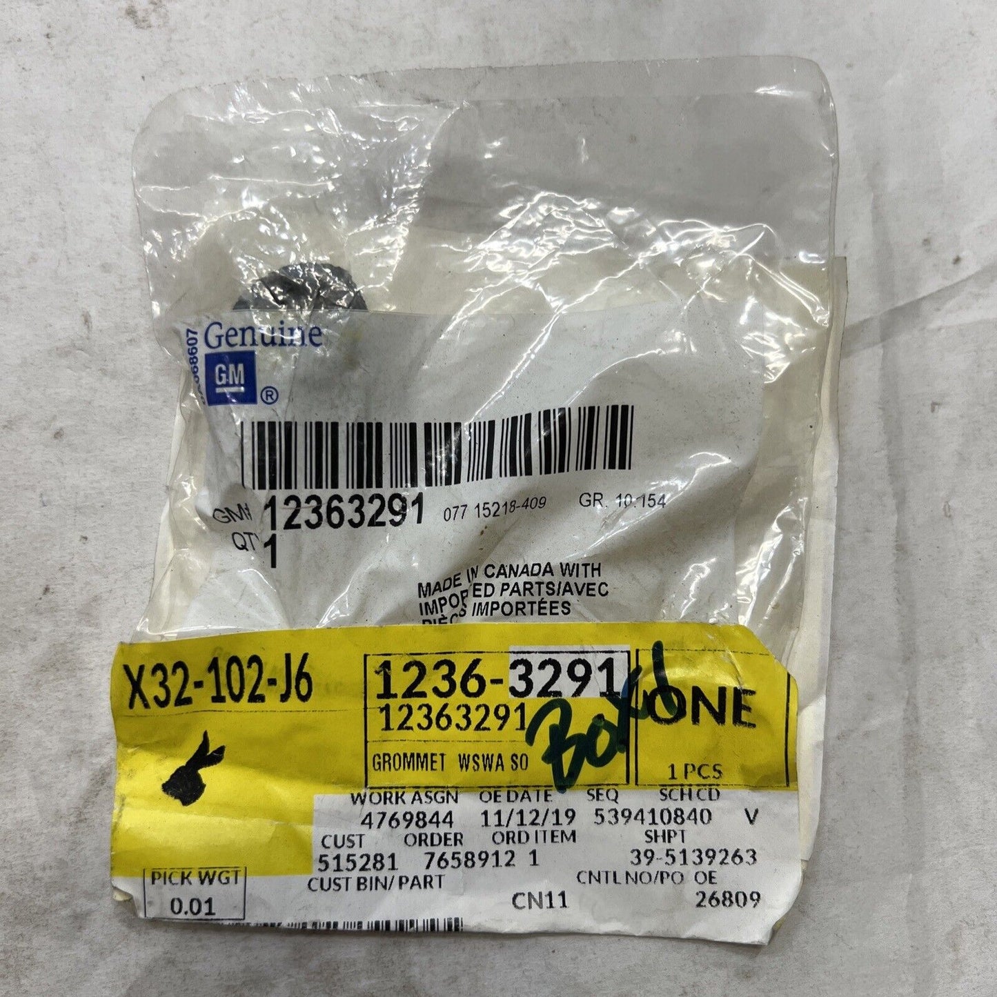 Genuine OEM GM Windshield Washer Solvent Container Filler Tube 12363291