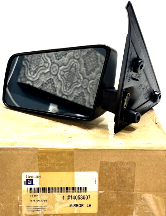 Genuine OEM GM 1984 S10 Blazer Mirror Driver Side Left 14058007