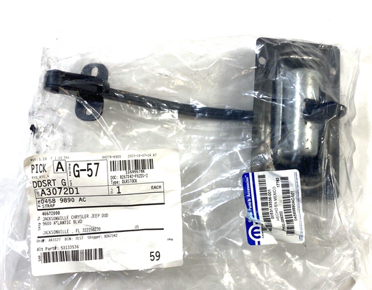 Genuine OEM Mopar Rear Door Gate/Tailgate Check Strap Retaining Arm 4589890AC