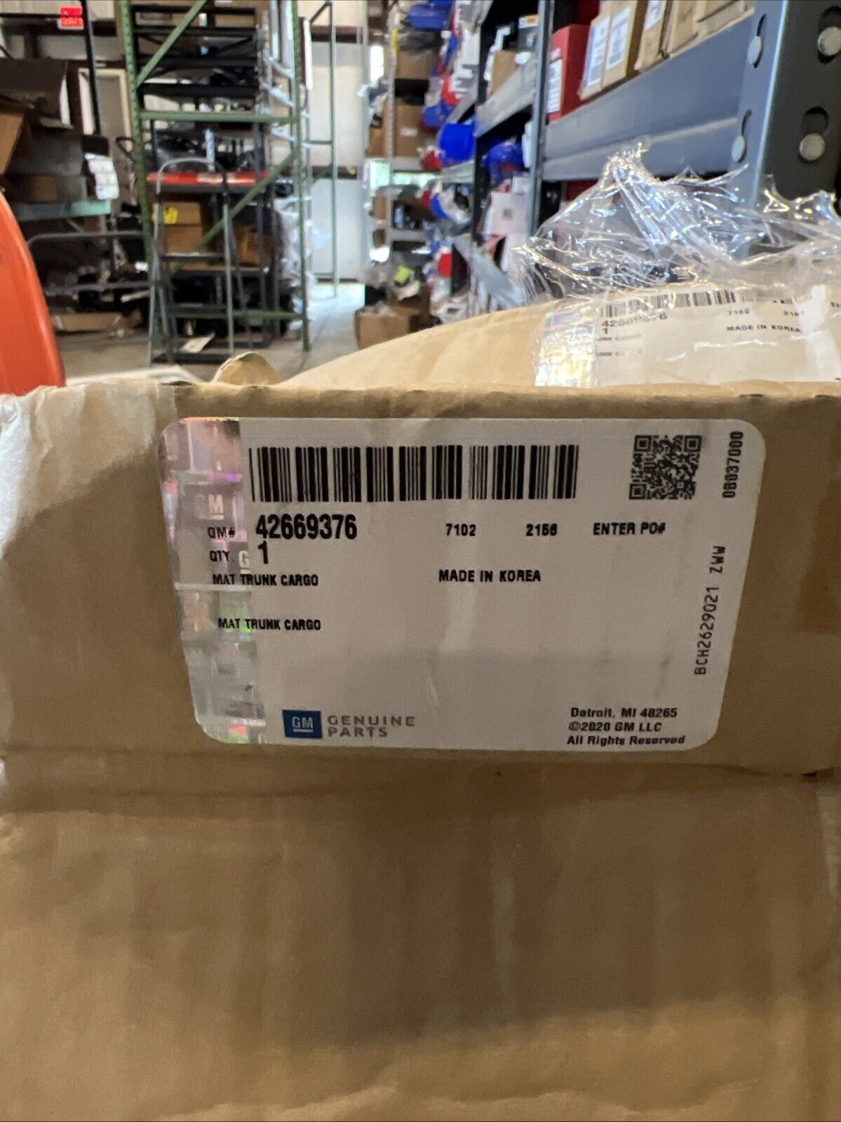 Genuine OEM GM Chevrolet Trailblazer Weather Cargo Mat 2021-2024 42669376