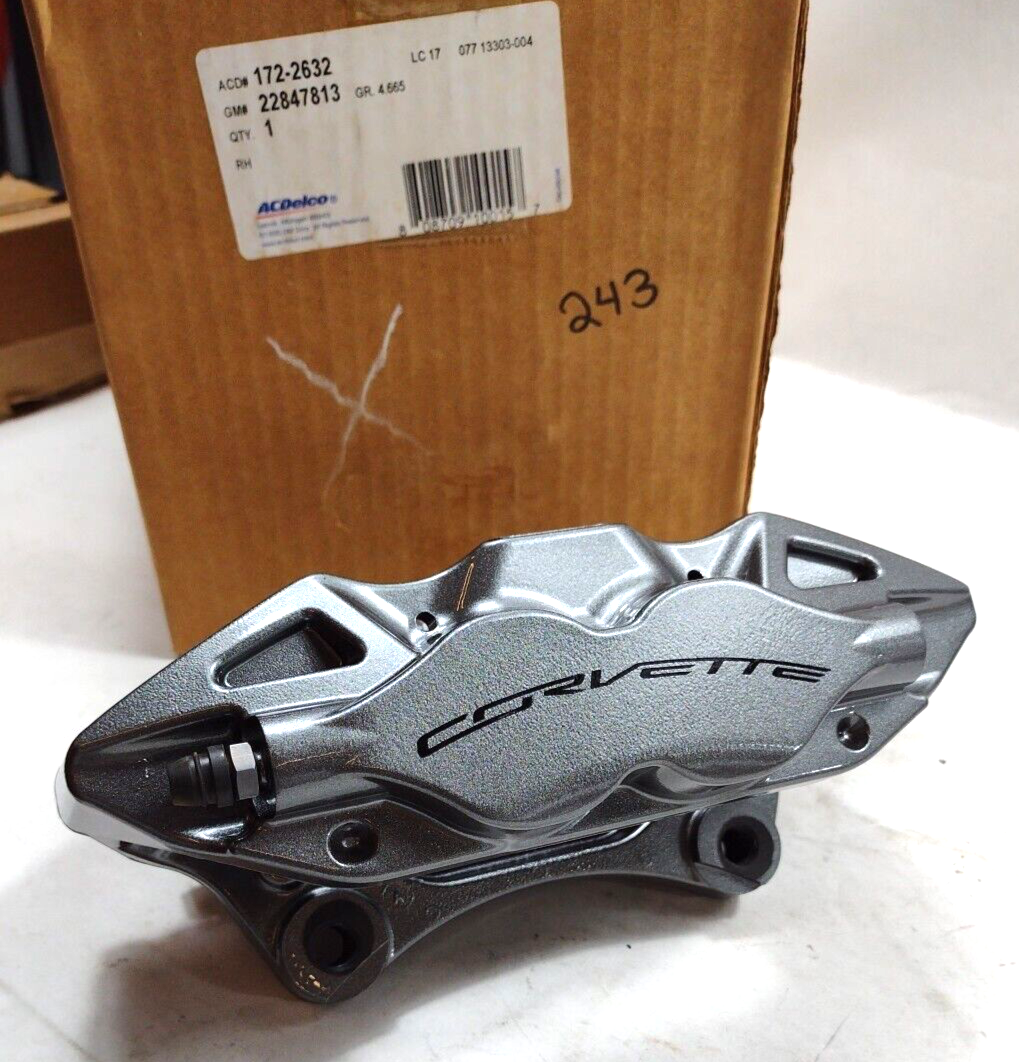 Genuine OEM GM Chevy Corvette Disc Brake Caliper Passenger Side 2014-19 22847813