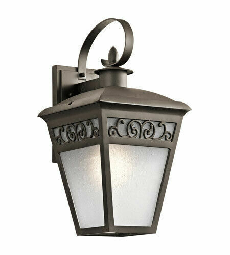 Kichler 49613OZ Park Row 1 Light 20 inch Olde Bronze Outdoor Wall Lantern