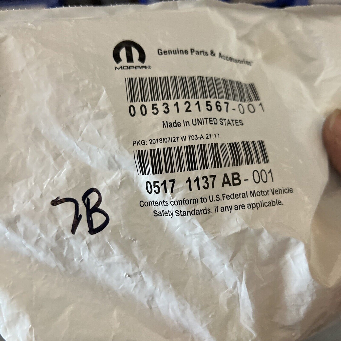 Genuine OEM GM Compass Suspension Control Arm Bumper 2007-2017 5171137AB