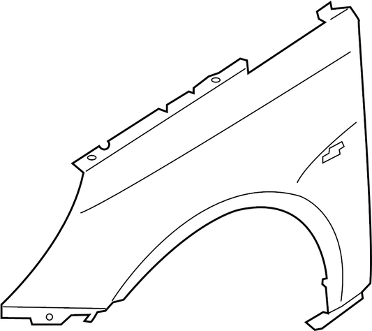 Genuine OEM Hyundai Sonata Fender Panel 2009-2014 663213Q000