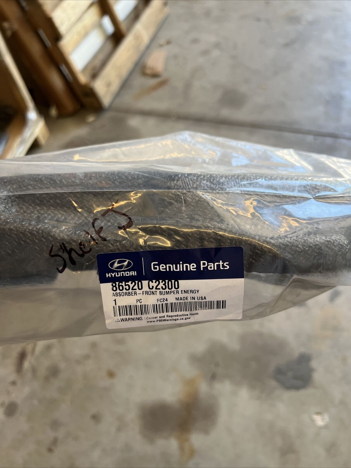 Genuine OEM Hyundai Sonata Front Bumper Absorber 2015-2017 86520C2300