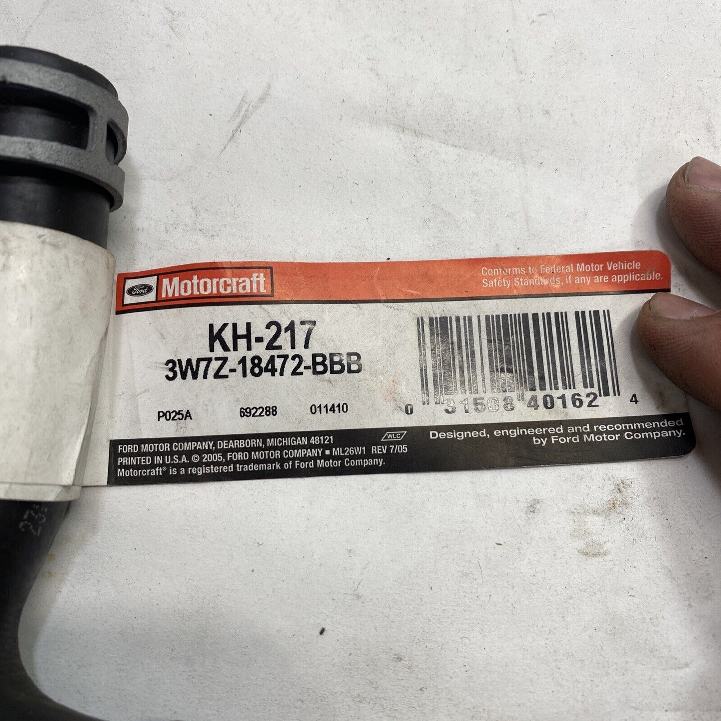 New OEM Ford  HVAC Heater Hose 3W7Z-18472-BBB Motorcraft KH217