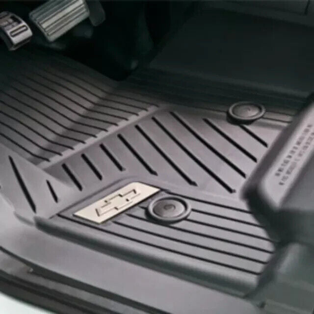 Genuine OEM GM Silverado 3500 HD FRONT All Weather Floor Liners 2018-19 84357853