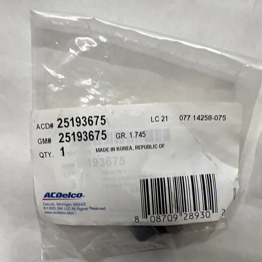 New OEM GM 25193675 ACDelco PCV Valve New for Chevy Chevrolet Spark 2013-2015