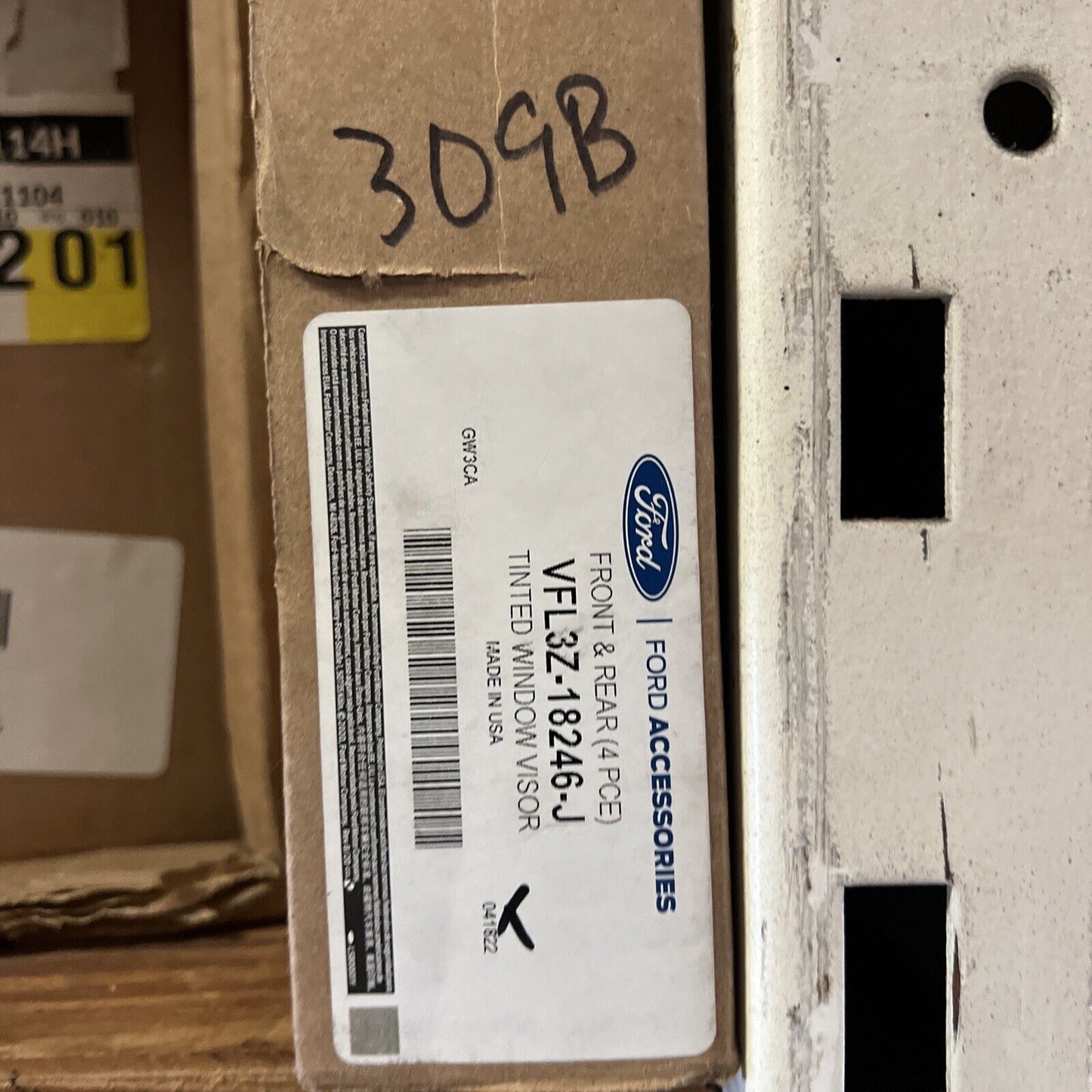 New OEM Genuine Ford 2020-2022 Window Deflectors Smoke Crew Cab VFL3Z18246J