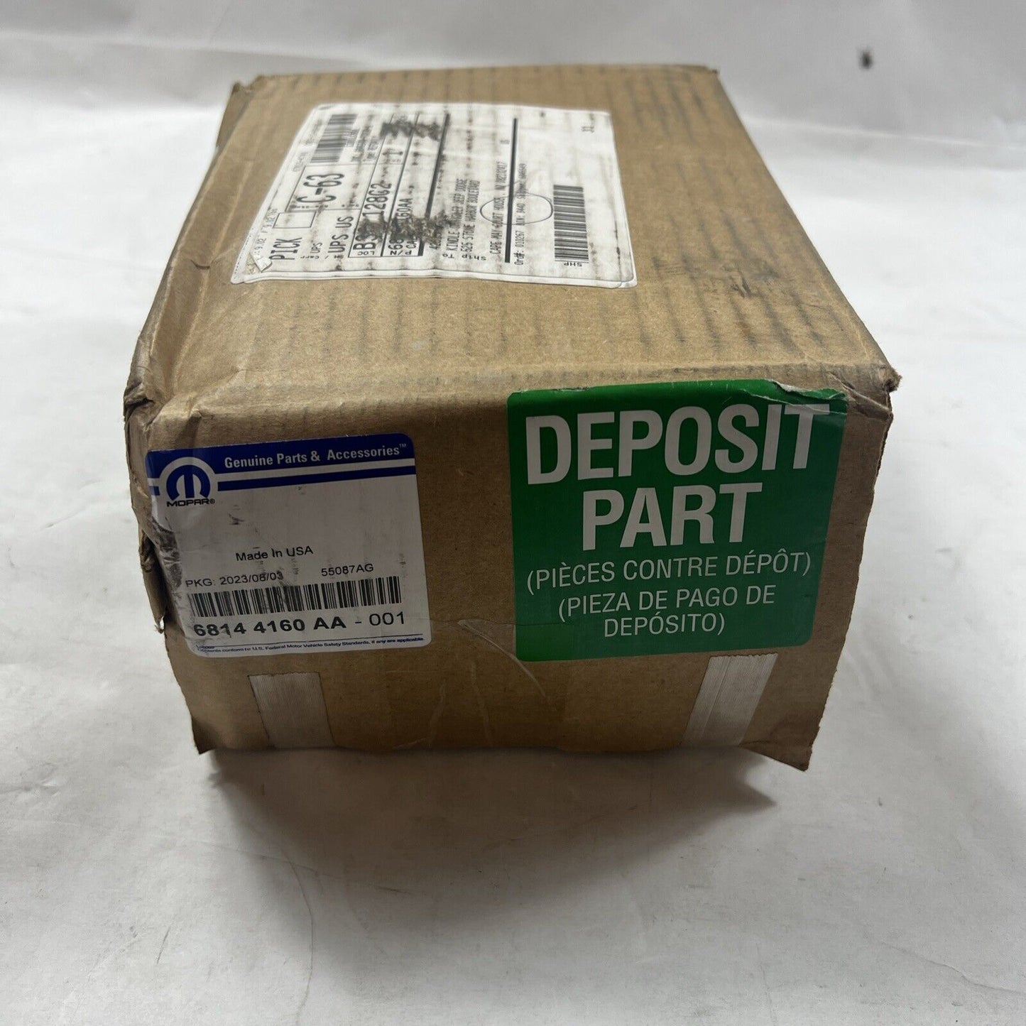 Genuine OEM Mopar Front Right Disc Brake Caliper Assembly 2012-2020 68144160AA