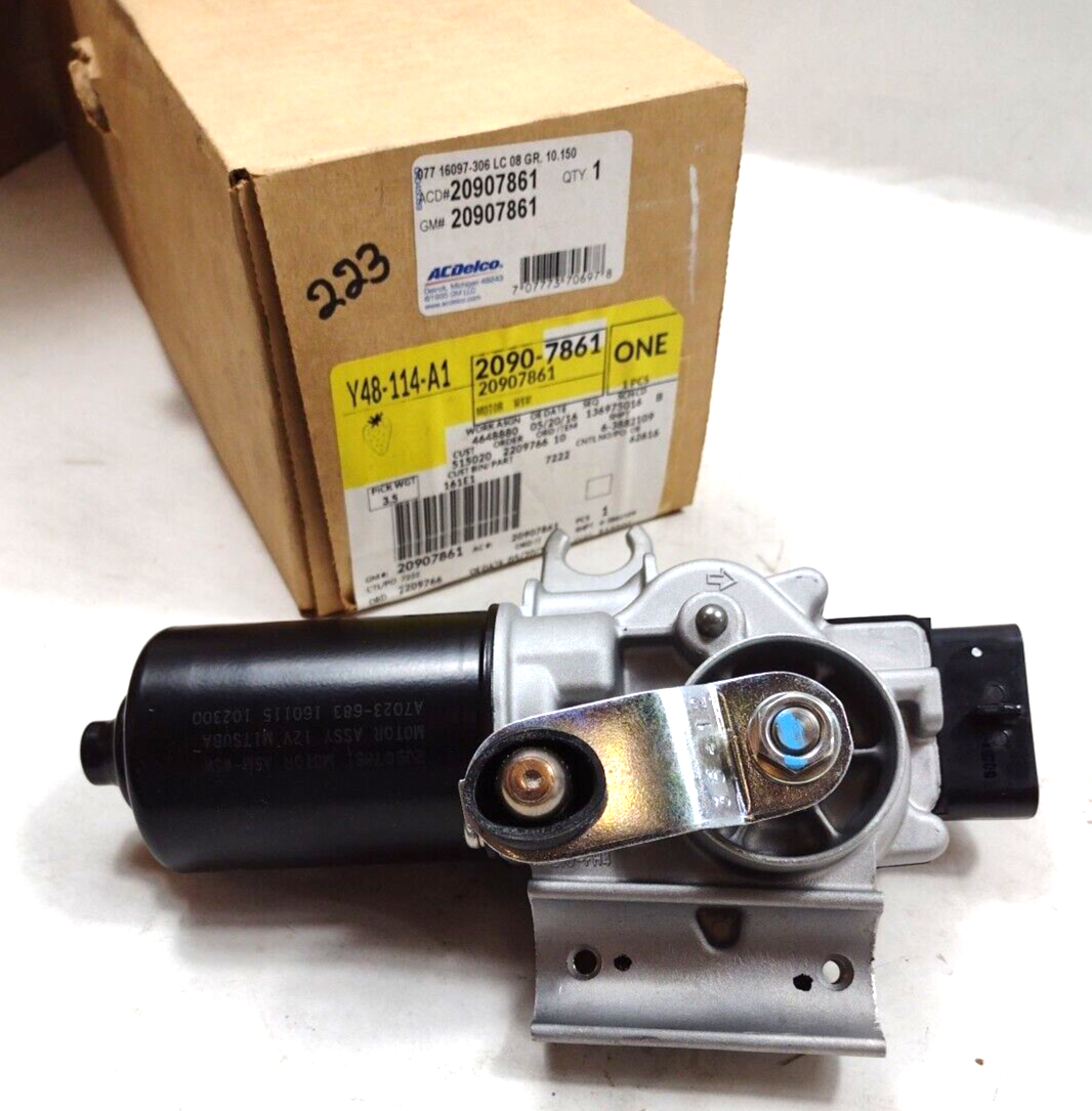 Genuine OEM GM Chevrolet Malibu Wiper Motor 2009-2012 20907861