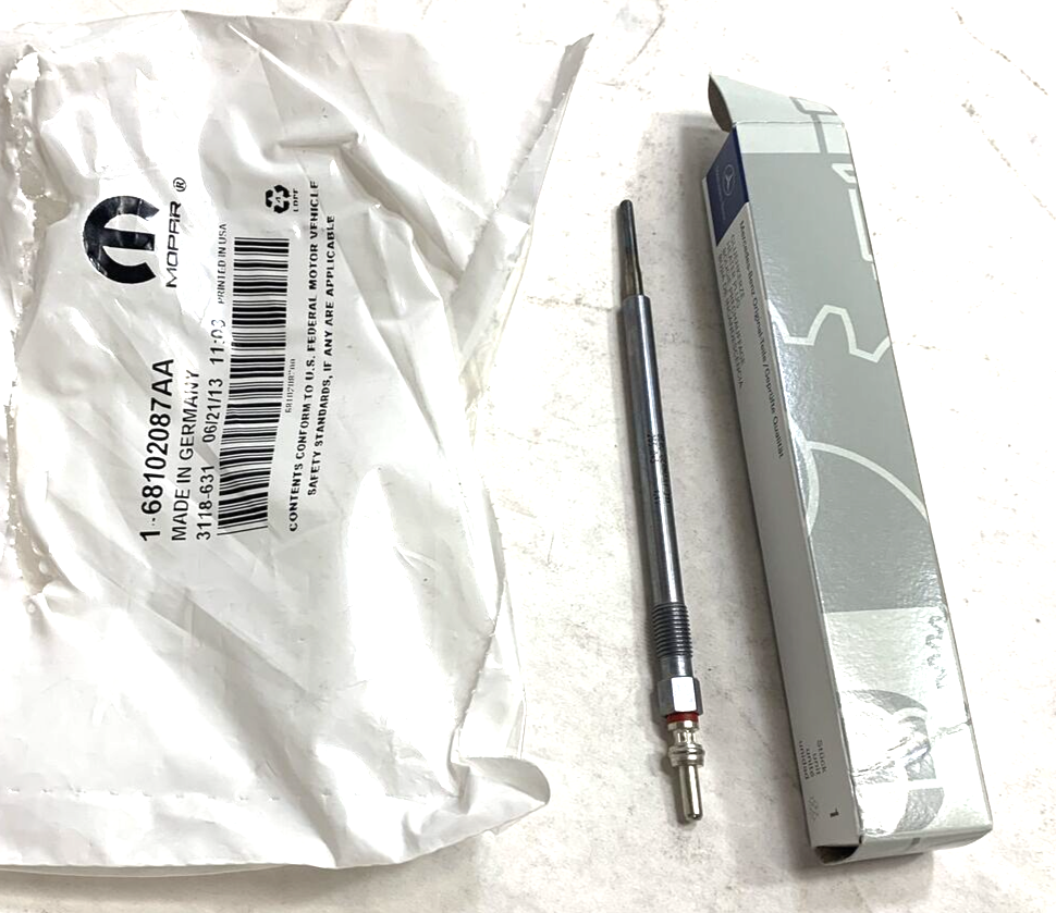 New Genuine OEM Mopar 68102087AA Glow Plug