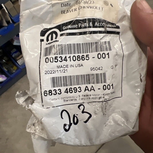 Genuine OEM Ford Wrangler Rear Intermediate Pipe Clamp 2018-2023 68334693AA