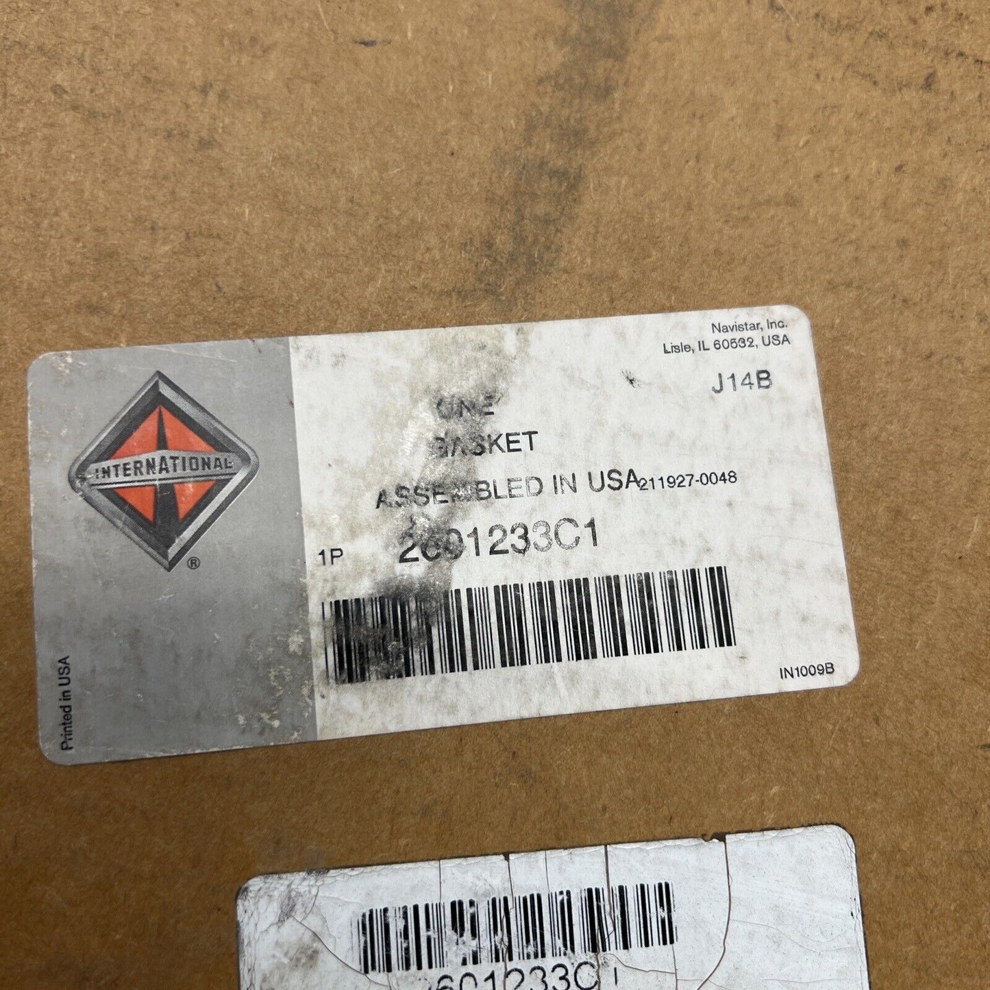New OEM Genuine International Gasket 2601233C1