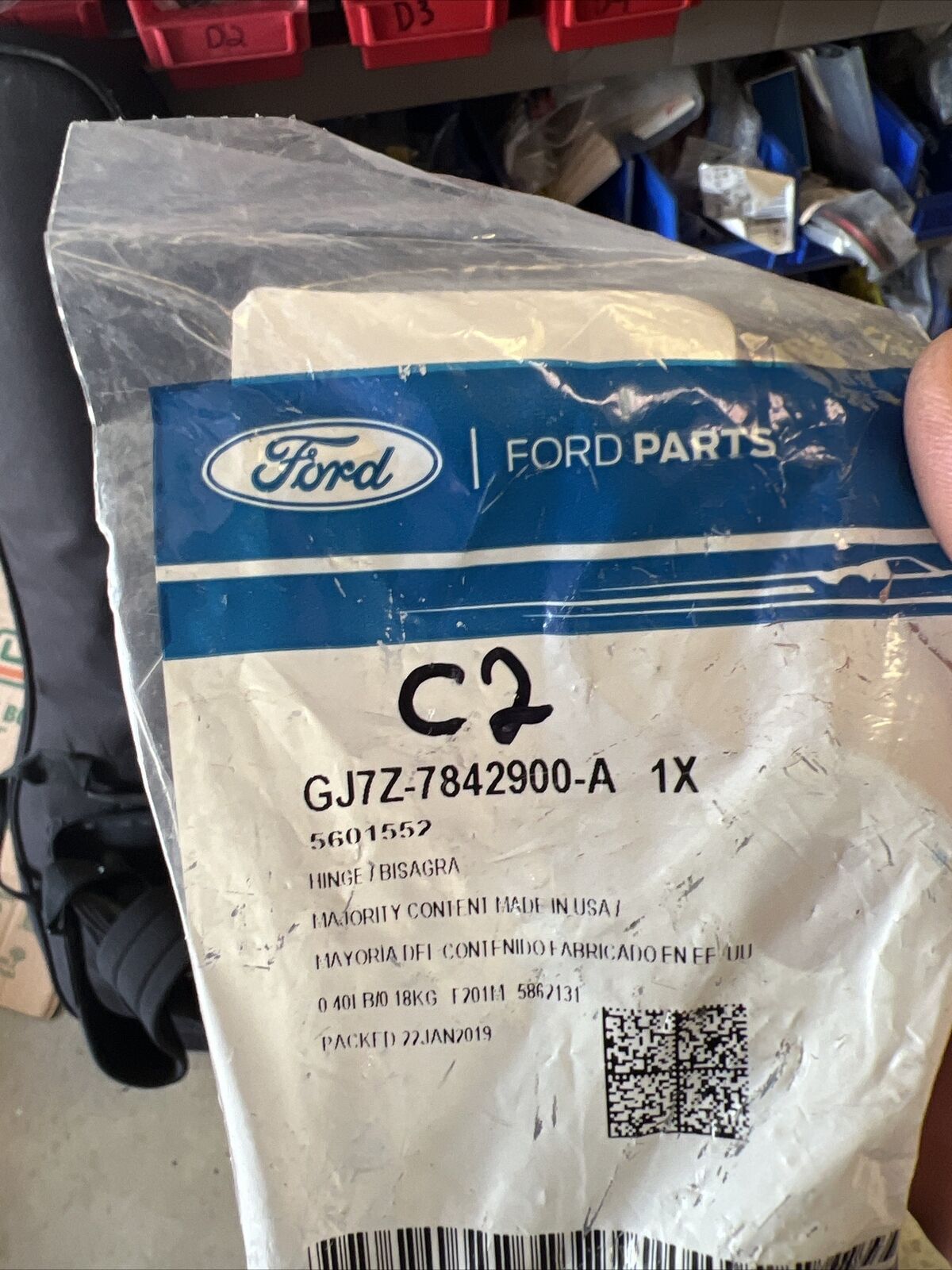 New OEM Genuine Ford Escape 2017-2019 Tailgate Hatch Hinge GJ7Z7842900A