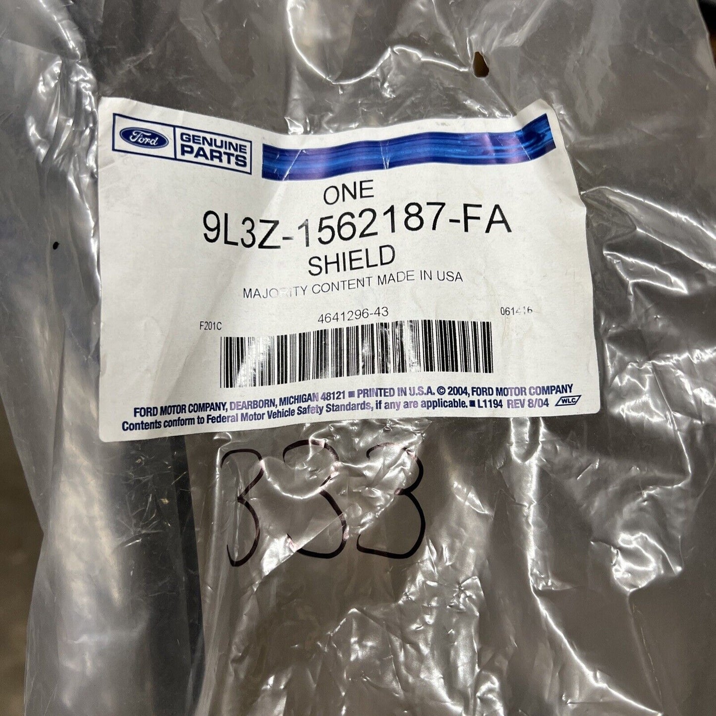 New OEM Genuine Ford F-150 2009-2014 Outer Track Cover Assembly 9L3Z1562187FA