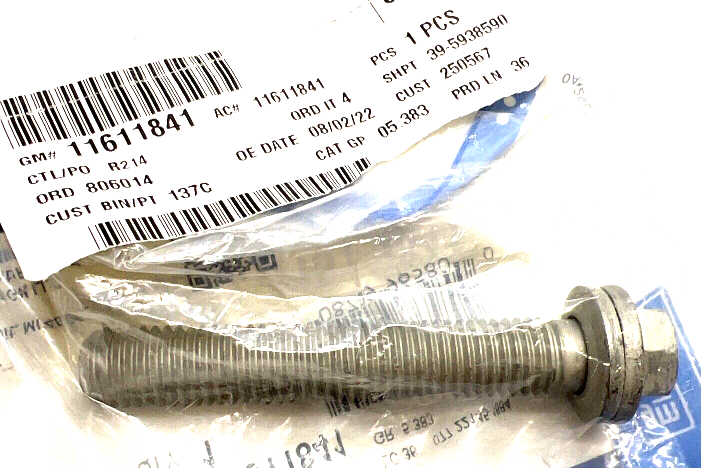 Genuine OEM GM Enclave Rear Suspension Lower Control Arm Bolt 2013-2023 11611841