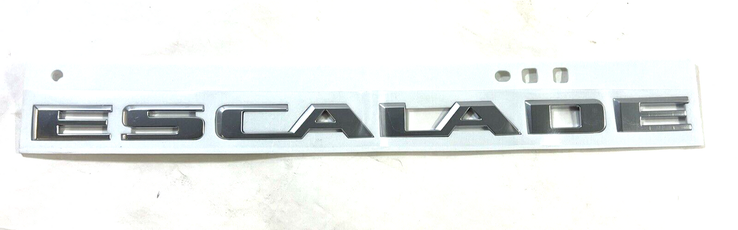 Genuine OEM GM Escalade Rear Liftgate Hatch Emblem Nameplate 2015-2022 23440294