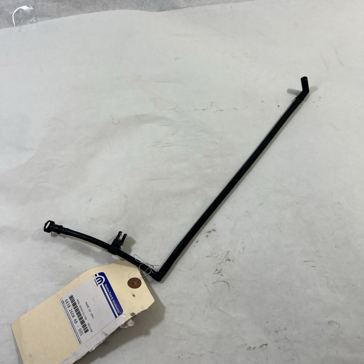 Genuine OEM Mopar Gladiator Window Washer Hose 2018-2024 68382604AB