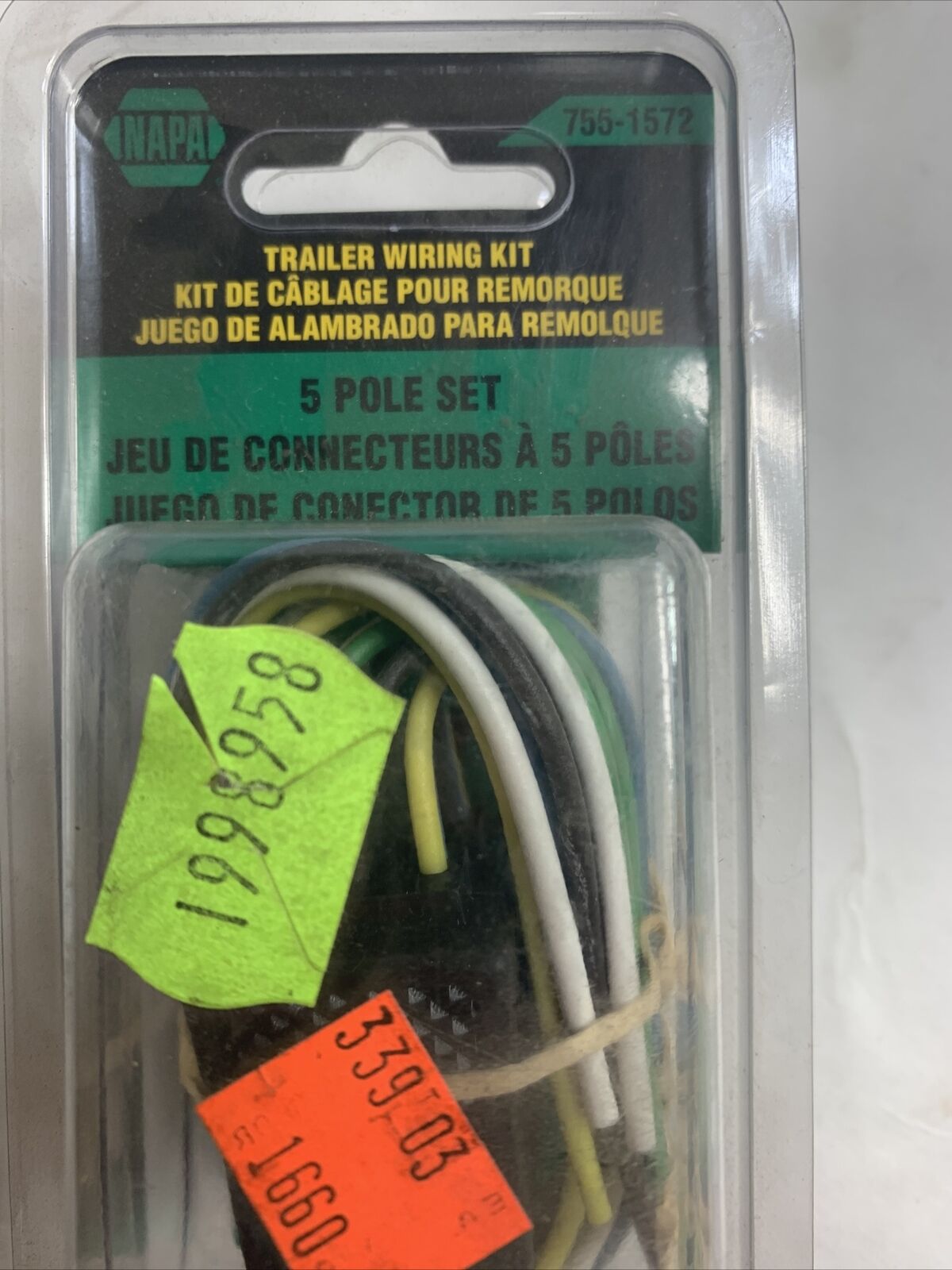 NAPA Trailer Wiring Kit 5 Pole Set 755-1572