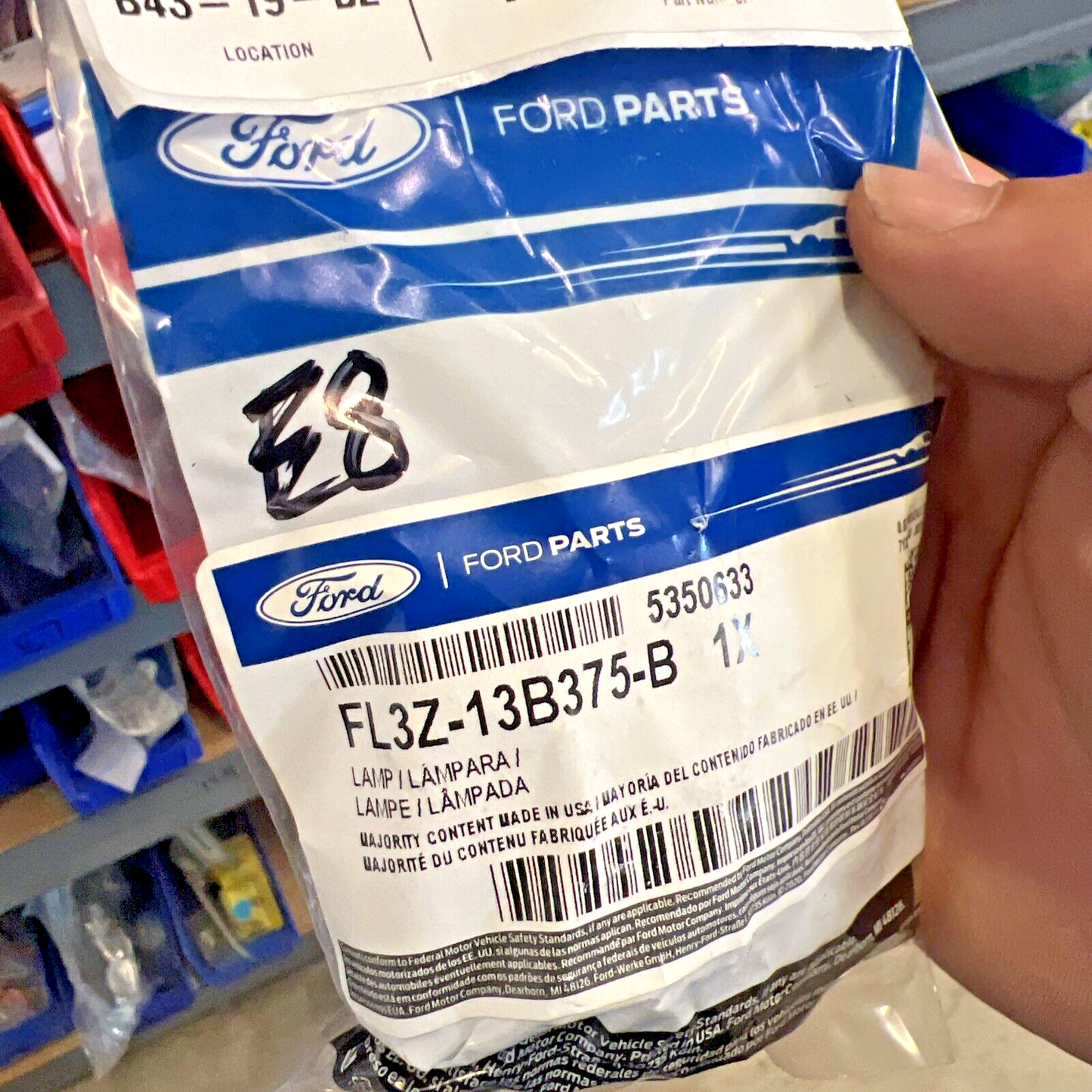 NEW OEM Ford F150 Front Left Driver Side 2-LED Puddle Light 15-24 FL3Z13B375B