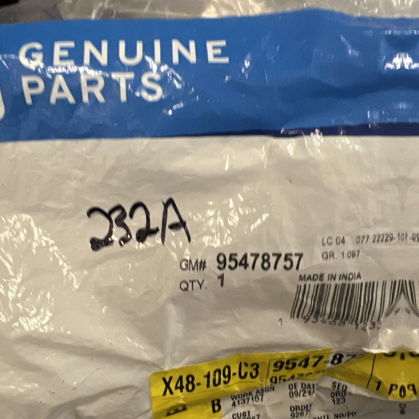 Genuine OEM GM Sonic Engine Coolant Air Bleed Hose 2012-2020 95478757