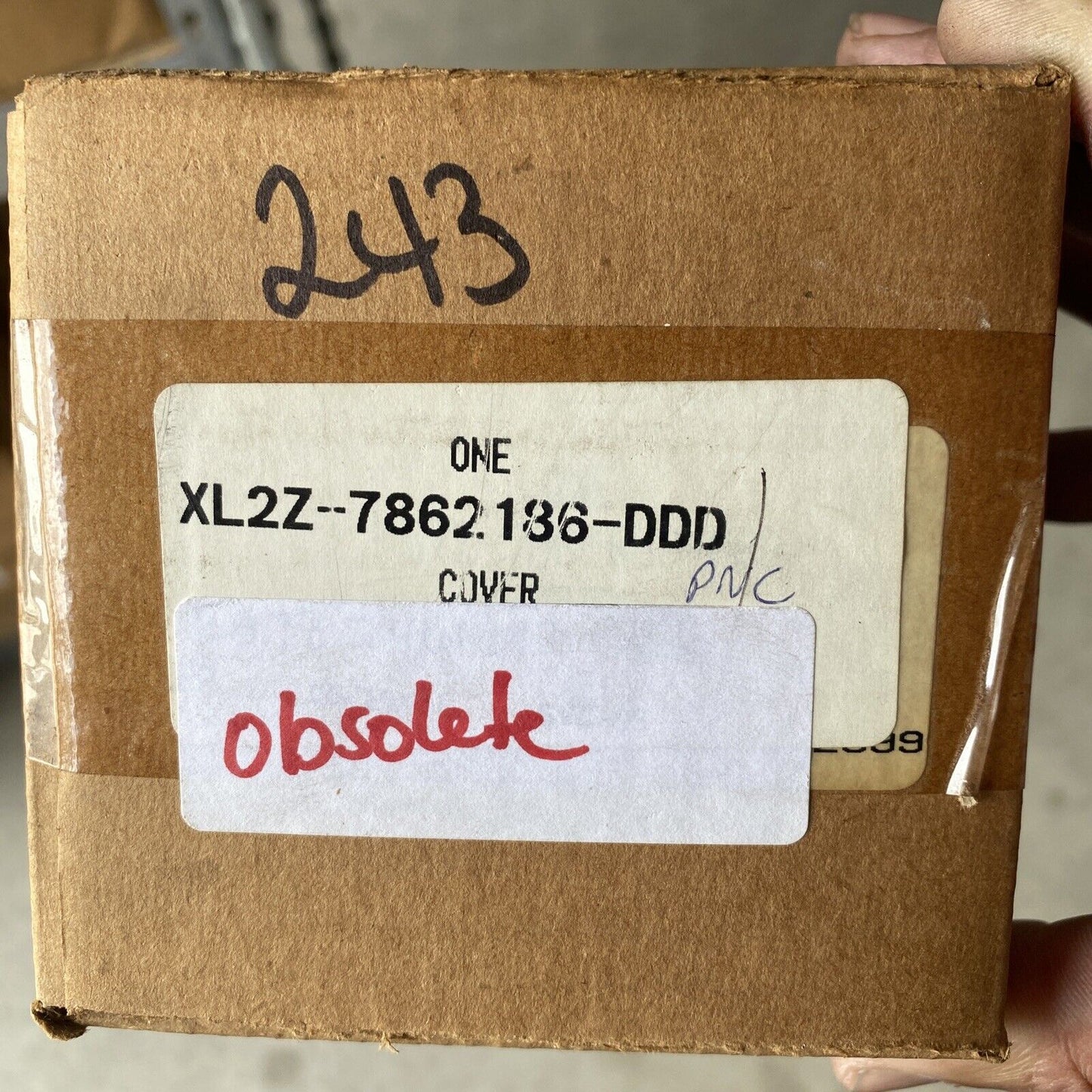 New OEM Ford Explorer 99-01 Driver Seat Inner Cover Graphite XL2Z-7862186-DDD