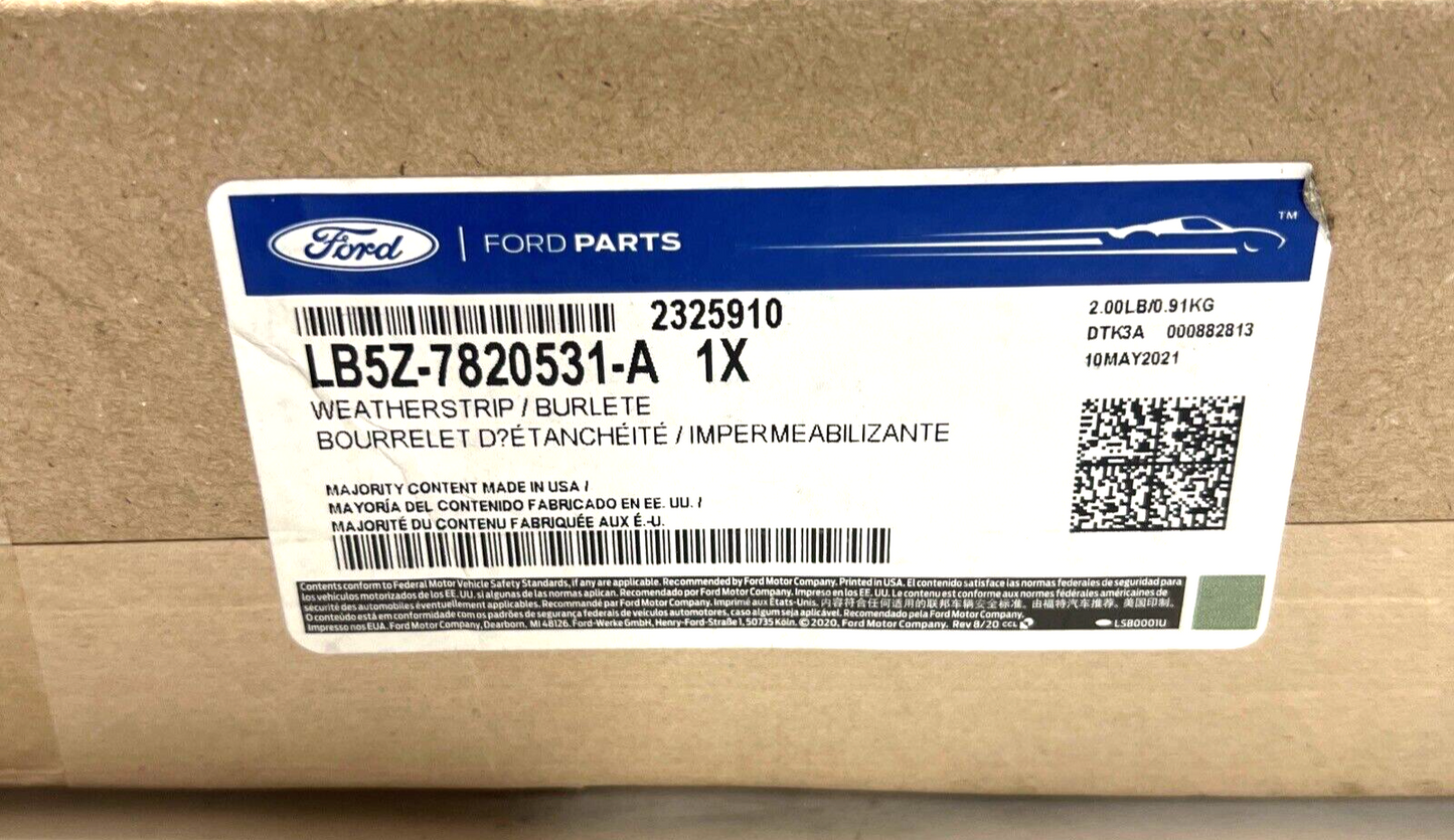 New OEM Genuine Ford Explorer 2021-2023 Door Weather Strip LB5Z7820531A