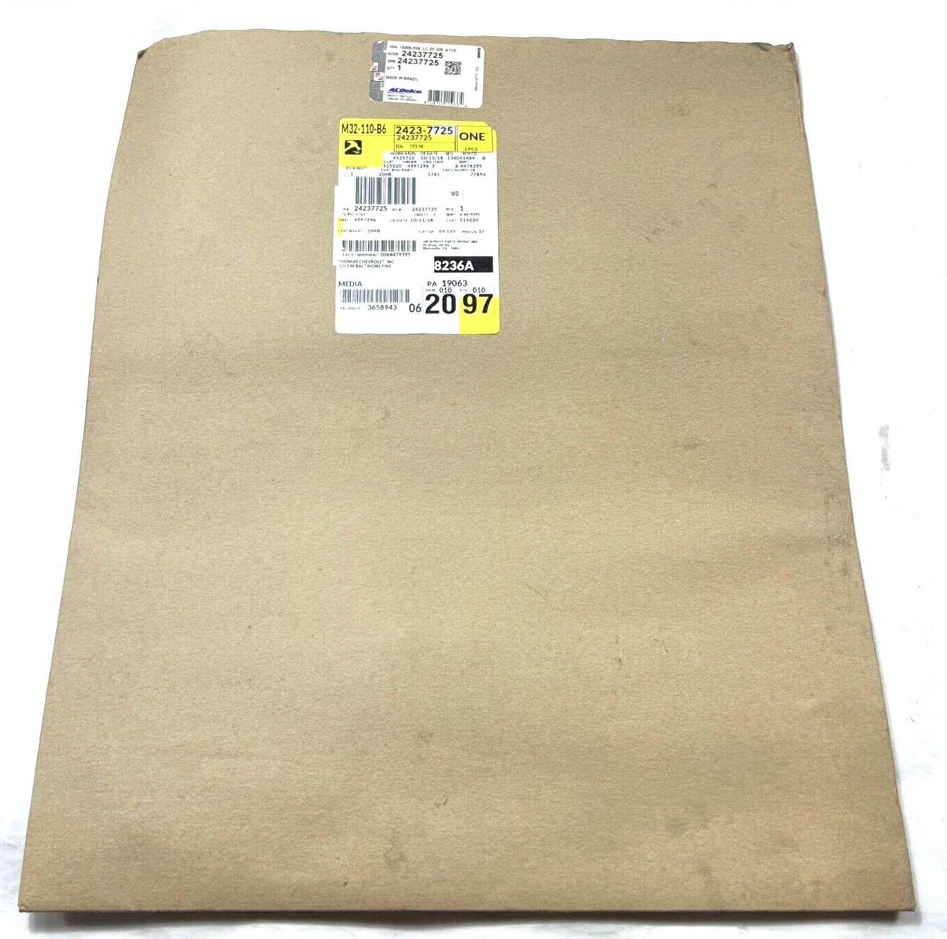 Genuine OEM GM Cadillac XTS Torque Converter Housing Gasket 2007-2019 24237725