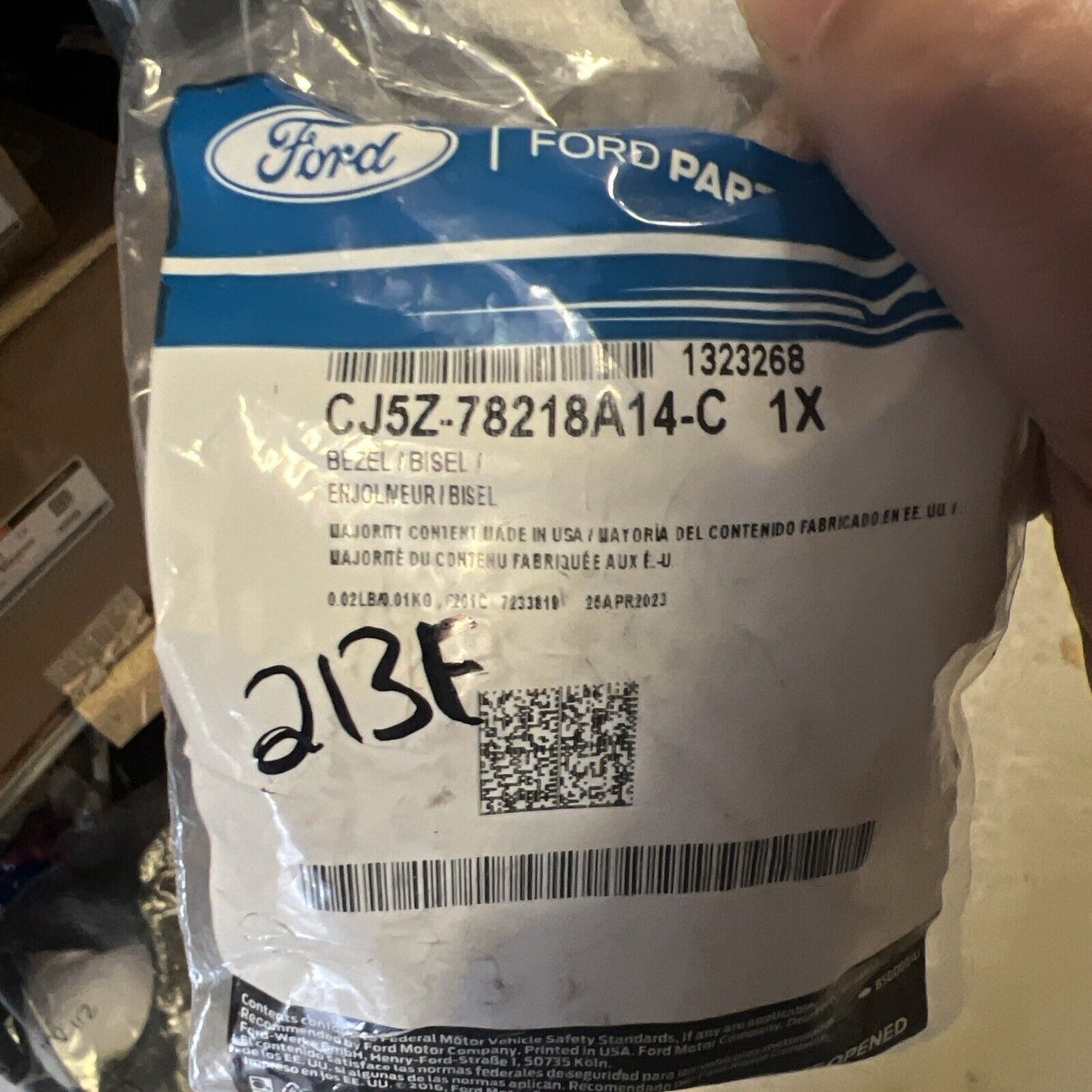 New OEM Genuine Ford E-Transit 2012-2023 Outside Bezel Handle CJ5Z78218A14C