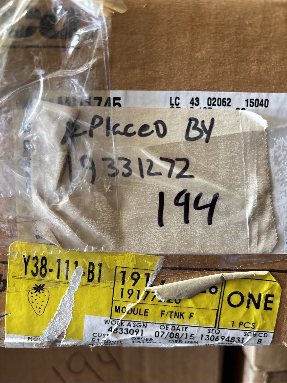 Genuine OEM GM Chevy C2500 Fuel Pump Module 1990-2000 19331272 ACDelco MU1745