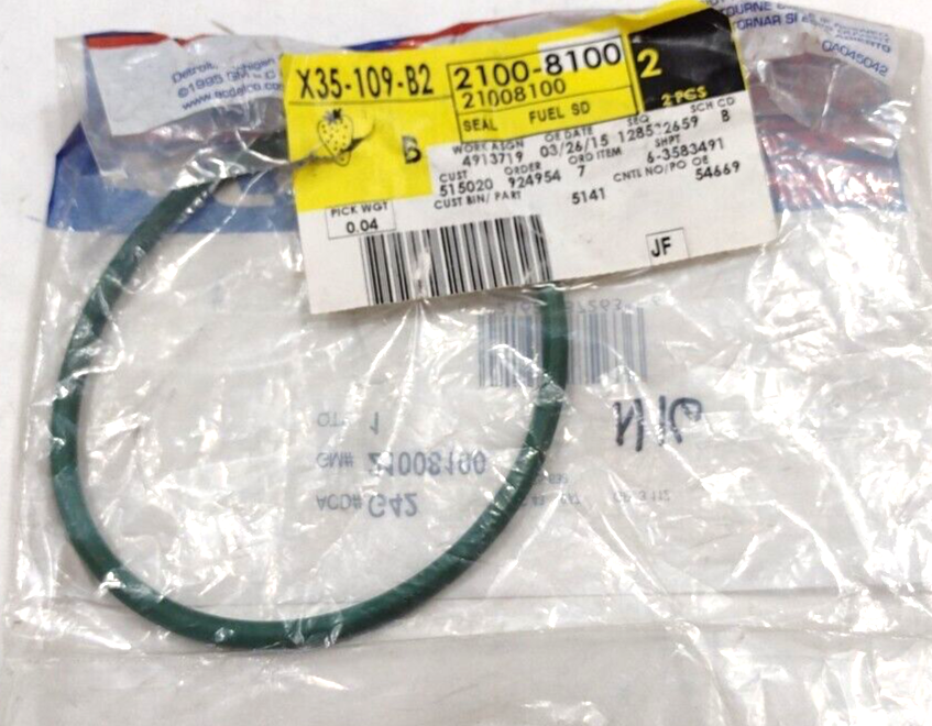 Genuine OEM GM Chevy Corvette Fuel Tank Sending Unit O-Ring 1991-2013 21008100